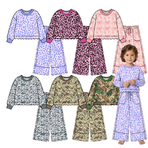 Ensemble de vêtements pour bébés filles, tunique à fleurs, pantalon à volants, ensemble de vêtements pour Halloween - Product Image 4