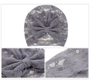 Vente chaude dentelle bandeaux et arcs mignon bandeau bébé Turbans pour bébés tête porter cheveux accessoires bébé bandeau - Product Image 5