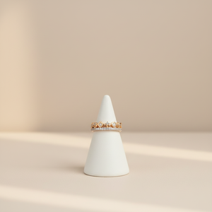 High Quality Wholesale Stackable <b>Ring</b> Jewelry Hand <b>Crafted</b> Vintage Design <b>Ring</b> 18K Solid Rose Gold Real Natural Diamonds <b>Ring</b> - Product Image 6