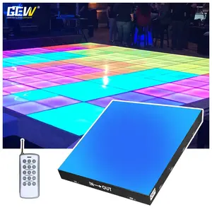 GEVV taşınabilir kablosuz DMX mat mıknatıs Bar parti ekipmanları için LED tepe lambası dans kat lamba dans kat sahne işıkları