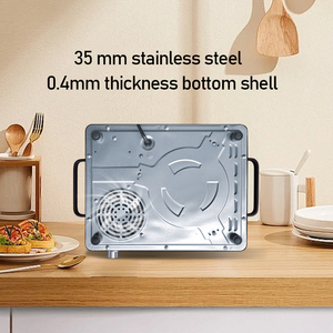 Cuisinière infrarouge adaptée, à brûleur unique, en acier inoxydable, portable, multifonction, contrôlée par application - Product Image 3