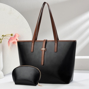 Fabrication de sacs <span class=keywords><strong>à</strong></span> <span class=keywords><strong>main</strong></span> tendance pour femmes, grande capacité, sacs fourre-tout en PU pour femmes, <span class=keywords><strong>ensemble</strong></span> avec <span class=keywords><strong>portefeuille</strong></span> - Product Image 2