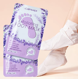 Soins de la peau, cosmétiques, masque exfoliant pour les pieds à la lavande, élimination des callosités - Product Image 1