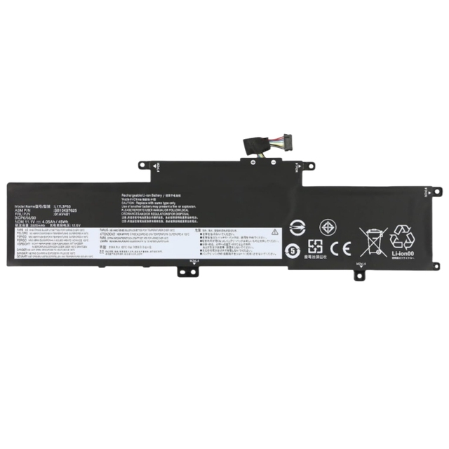45Wh Notebook Spare Battery L17L3P53 L17M3P55 L17C3P53 for Lenovo ThinkPad L380 Yoga L390 Yoga Replacement Spare Parts