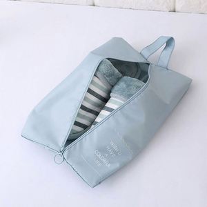 Sac de voyage pliable imperméable en tissu polyester, grande capacité, fermeture éclair, pochette de rangement portable pour chaussures - Product Image 2