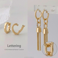 Connecteur de collier en or véritable 14 carats, fermoir à clip pour la fabrication de bijoux DIY (colliers et bracelets) - Vente en gros