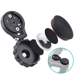 Hochwertiger Fahrradcomputer-Halterungsadapter aus Aluminiumlegierung für Garmin, Bryton, <span class=keywords><strong>Wahoo</strong></span> mit Apple AirTag Schutzhülle - Product Image 2