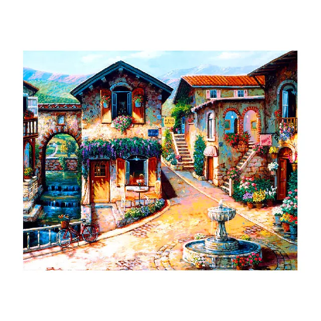 Hoge Kwaliteit Moderne Kunst Schilderijen Dier Muur Decor Frameloze Chinese Prints Nieuwjaar Kerstfoto 'S Hotels Diamond Painting