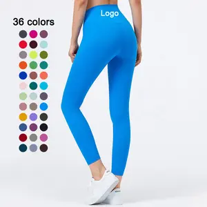 Groothandel broek 29 size-Hot Selling Hoge Waisted Elastische Strakke Naadloze Crotchless Yoga Broek Nieuwkomers