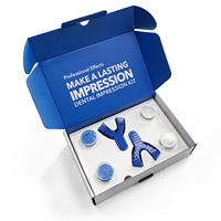 Matériel d'empreinte dentaire Mastic PVS Kit de moulage Consommables Clinique Utilisation Silicone Kit de plateaux d'empreinte dentaire