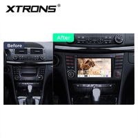 Autoradio XTRONS 7 pouces Android 15 pour Mercedes-Benz Classe E W211 & Classe CLS W219, navigation GPS Octa-Core, caméra de recul