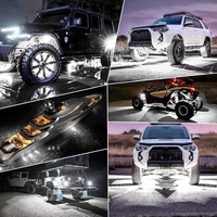 LLevo Ip68 Blanco Puro 24W Led Rock Light 12V Led Rock Light Pod
