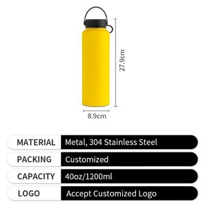 2026 Stainless Steel Bottle Custom Lid Included Wholesale Large Capacity Outdoor Sports <b>Water</b> Bottlefor Hiking - Product Image 2