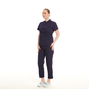 Vêtements de travail médicaux d'hôpital en gros, T-Shirt à manches courtes, hauts et pantalons, costume pour hommes, ensembles uniformes d'infirmière - Product Image 3