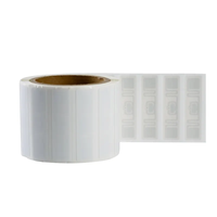 Etiquetas RFID UHF de 73*21 mm, Chip 7U H10, Etiqueta RFID Adhesiva para Seguimiento de Inventario