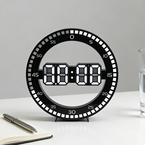 <span class=keywords><strong>Reloj</strong></span> de Pared Electrónico Digital 3D LED Grande para Decoración del Hogar y Oficina, <span class=keywords><strong>con</strong></span> Calendario, Temperatura y Función de <span class=keywords><strong>Reloj</strong></span> de Mesa - Product Image 1