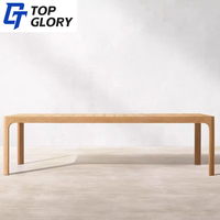 Ensemble table et chaises de jardin rectangulaire TOP GLORY, structure en aluminium moderne, résistant aux intempéries, en rotin, pour patio, parc, jardin.