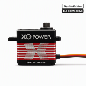 Servomoteur de direction pour <span class=keywords><strong>hélicoptère</strong></span> RC XQ-BLS8140H 40kg Brushless Numérique Étanche Haute Tension Engrenage en Acier Inoxydable Aluminium CNC 12V - Product Image 2