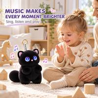 Poupée électronique en peluche à marque privée, compagnon de lecture IA, capteur tactile, cadeau apaisant pour le sommeil, pour bébé, boutique