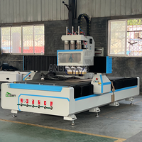 ANBEN Meilleur Prix Routeur CNC à Tête Orientable ATC 1530 pour le Travail du Bois avec Contrôle Mach3, Moteur et Composants d'Engrenage
