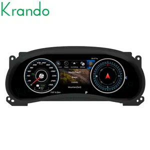 Krando Linux Bảng Điều Khiển LCD Đa Phương Tiện Cho Xe Hơi Bảng Điều Khiển Buồng Lái Ảo Cho Xe Jeep Wrangler JK 2010 -2017 Đồng Hồ Đo Tốc Độ Kỹ Thuật Số