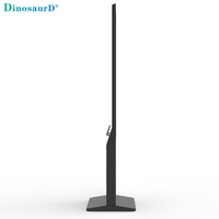 Totem publicitaire interactif intelligent WiFi 4K avec écran tactile LCD intégré sur pied pour affichage numérique et orientation en ascenseur intérieur