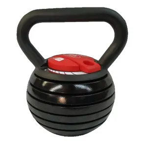 运动塑身室内健身器材40磅铸铁竞技壶铃可调重量水壶铃