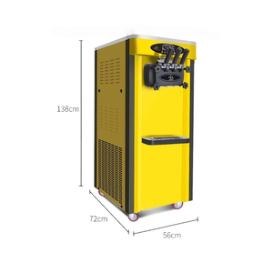 เครื่องทำไอศกรีมไฟฟ้าแบบตั้งโต๊ะสำหรับร้านอาหาร ความจุ <span class=keywords><strong>25</strong></span> <span class=keywords><strong>ลิตร</strong></span> หน้าจอ LCD ควบคุมแบบสัมผัส <span class=keywords><strong>ถัง</strong></span>สแตนเลส กำลังไฟ 2000 วัตต์ - Product Image 2