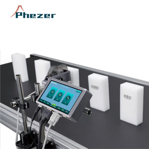 Phezer nouveau arrivé PRX1000 imprimante à jet d'encre en ligne 6.5 pouces écran GS1 code QR code à barres date dynamique impression de date - Product Image 4