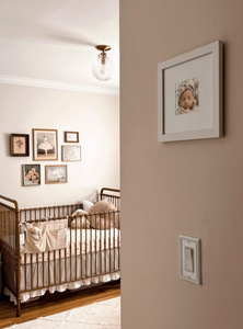 Sac <span class=keywords><strong>de</strong></span> rangement suspendu pour couches <span class=keywords><strong>de</strong></span> chevet bébé en lin 2 poches organisateur pour berceaux et jouets bébé - Product Image 2