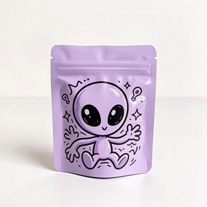 Customized design patterns 3.5g Mylar Foil Bags Unique Pattern Smell Proof <b>Packing</b> Bags Suitable for baby food packaging - Product Image 3