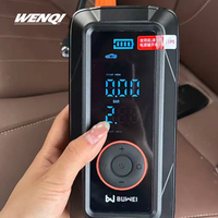 Gonfleur de pneus intelligent avec 4 modes, affichage numérique pour voiture, moto, vélo, ballons, avec écran LCD et lumière LED
