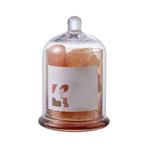 Wholesale Customized Clear Empty Luxury Glass Candle Jars And Containers With Lid
