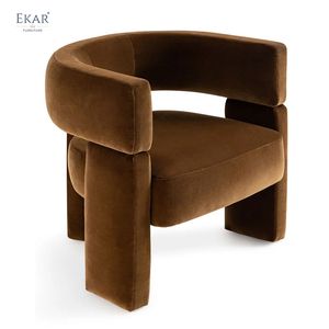Sillón EKAR Harper <span class=keywords><strong>Eclat</strong></span>: Silla de Diseño Moderno y Lujoso con Tapicería de Tela para Oficina en Casa y Sala de Estar - Product Image 6