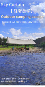 Abri de plage pour touristes, léger, quatre saisons, imperméable, en tissu Oxford, une chambre, compact, facile à installer - Product Image 2