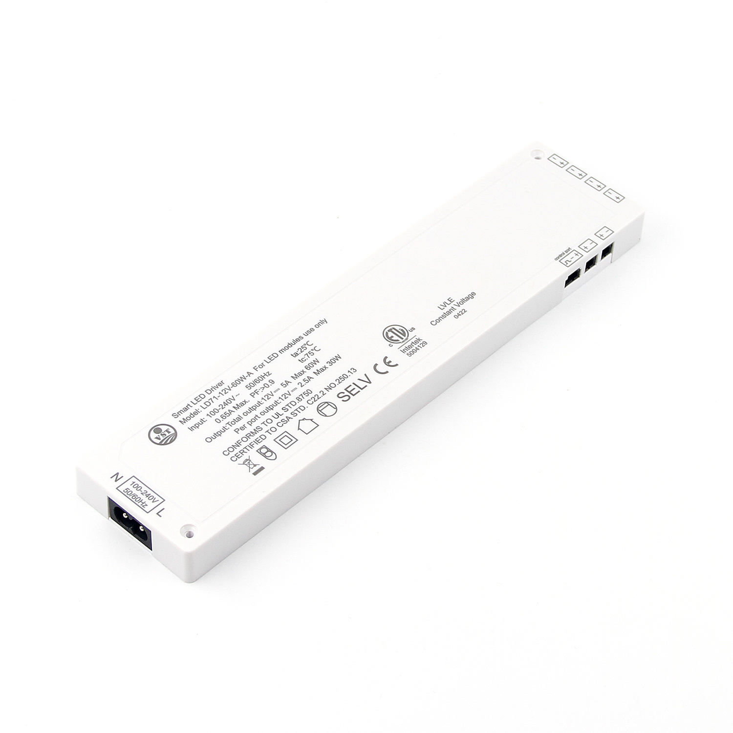 60W светодиодные трансформаторы Высокое качество Безопасный водитель AC100-240V стабилизированный источник напряжения, подача напряжение светодиодным драйвером для светодиодной лампы