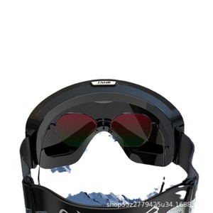 Gafas de esquí antivaho de doble capa con forma de ballena, lentes cilíndricas polarizadas para miopía, protección UV para adultos - Product Image 5
