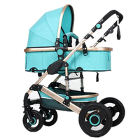 Poussette bébé peut s'asseoir deux voies enfants portable pliant haute paysage amortisseurs nouveau-né poussette cybex