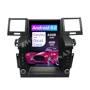 Android 9 特斯拉风格车载收音机GPS导航Land Rover Range Rover Sport 2006 2007 2008 汽车多媒体立体声播放器数字信号处理器 (DSP)