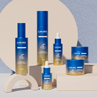 Ensemble de flacons en verre pour cosmétiques 30 ml, huile de soin 50 ml, flacon pompe pour sérum, flacon en verre transparent pour lotion, huile essentielle 120 ml, couleur personnalisable