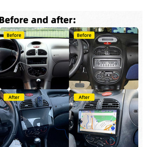 Lettore Multimediale per Auto <span class=keywords><strong>Peugeot</strong></span> <span class=keywords><strong>206</strong></span> (2001-2016) |   Stereo Android con Touchscreen, GPS e Bluetooth - Product Image 2