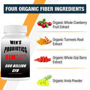 Private Label <span class=keywords><strong>500</strong></span> Miljard Cfus 12 Stammen Probiotica Voor De Gezondheid Van Mannen Probiotische Capsules - Product Image 2