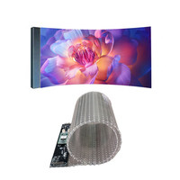 Film adhésif transparent flexible P20 pour écran LED en maille, panneau mural vidéo pour vitrine et mur-rideau
