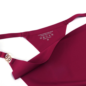 Tanga de Mujer, Sexy, de Talle Alto, Estilo G-String, Color Sólido, Sin Costuras, Estilo Diario, Ropa Interior Tejida con Logotipo en la Cintura - Product Image 3