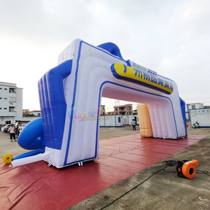 Arco inflable publicitario personalizado con soplador para fiestas y eventos al aire libre - Product Image 2