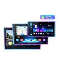 Lecteur DVD de voiture Android, unité principale 7-10 pouces, CarPlay sans fil, Android Auto, navigation GPS, Bluetooth, caméra de recul pour Toyota