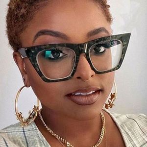 Gafas de Sol Vintage con Logotipo Personalizado al por Mayor 2021, Gafas de Ojo de Gato Negras con Estampado de Leopardo para Mujer, Gafas con Protección Contra la Luz Azul - Product Image 2