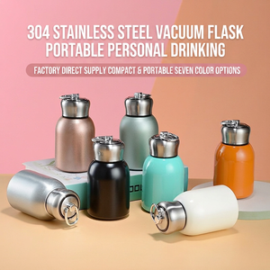 Peacock Floral Stainless Steel Vacuum Tumbler Portable <b>Insulated</b> Water Bottle 300ml Leak Proof Travel <b>Mug</b> - Product Image 3