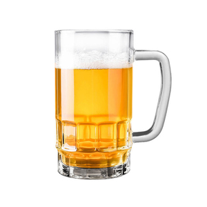 Vaso de <span class=keywords><strong>Cerveza</strong></span> de Vidrio al por Mayor con Asa de 500ml, Vaso Transparente para <span class=keywords><strong>Cerveza</strong></span> de Trigo, <span class=keywords><strong>Ale</strong></span>, Lager, Stout, Utensilios de Bar - Product Image 1