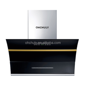 Campana extractora de succión lateral para cocina, aparato doméstico de 900mm, campana extractora de chimenea Vertical para el hogar - Product Image 1